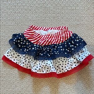 Red, White, and Blue Star Skirt